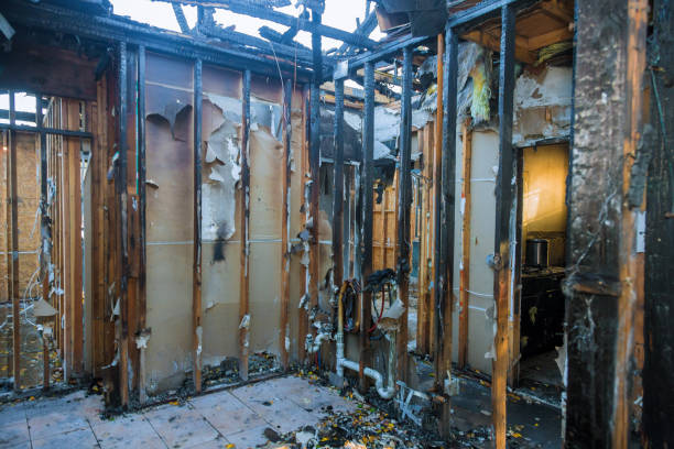 Professional Soot Cleanup technician working in Hammonton, NJ